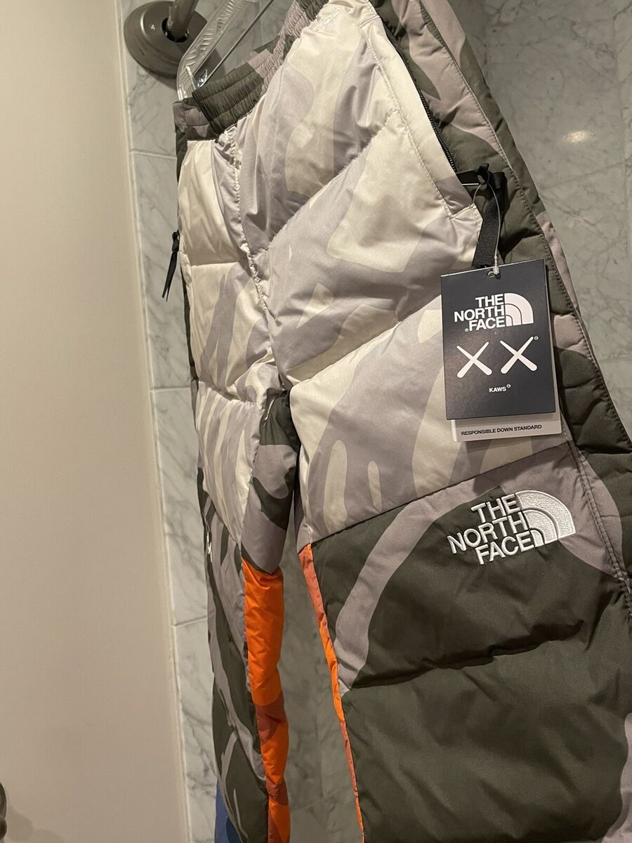 XS) KAWS x The North Face Retro 1996 Nuptse Pants 'Moonlight XS) KAWS x The North Face Retro 1996 Nuptse Pants 'Moonlight