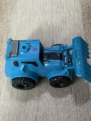 2016 Transformers Blue Bulldozer Figure Figurine McDonald's Happy Meal Toy Car - Picture 2 of 6