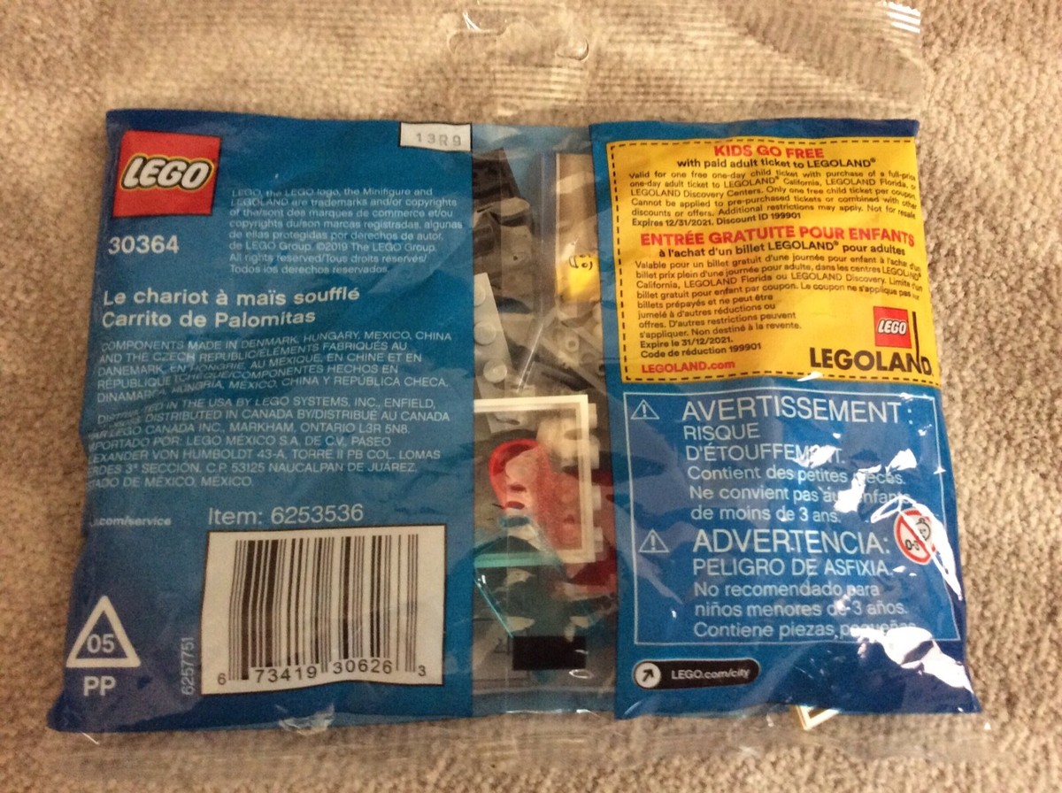 30364 Instructions Lego Popcorn Cart Instructions LEGO 30364