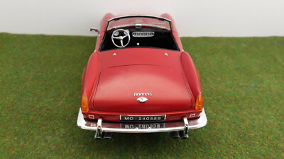 Ferrari 250 GT California Miniature TONKA POLISTIL échelle 1/16 - Gris Métallisé - Occasion (sans Boîte)