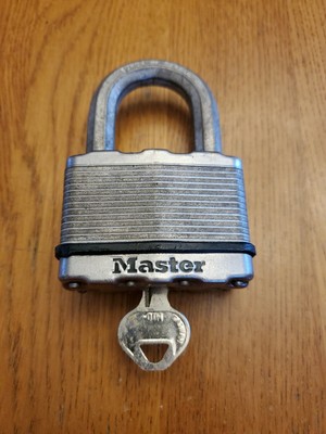 MASTER LOCK M15DLF 64mm PADLOCK 4 KEYS LEVEL 10 SECURITY ...