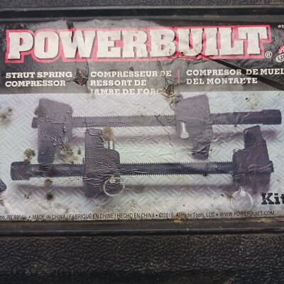 Powerbuilt 648627 Federbeinfeder-Kompressor-Set – Für McPherson-Streben, Mit Sicherheitsstiften
