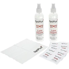 OptiPlus 16oz Lens Cleaning Care Pack | All Natural Eyeglass Cleaning Kit | E...
