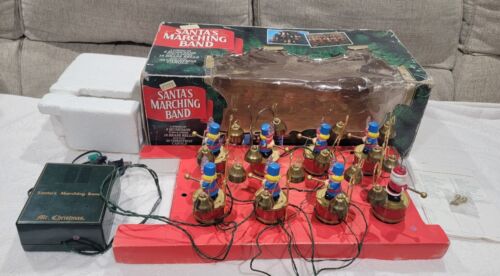Mr Christmas Santa’s  Marching Band Bells in Original Box Vintage 1991 - 第 1/11 張圖片
