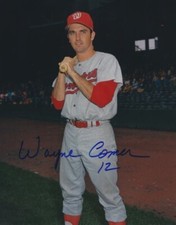 Signed  8x10 WAYNE COMER Washington Senators Autographed photo - COA
