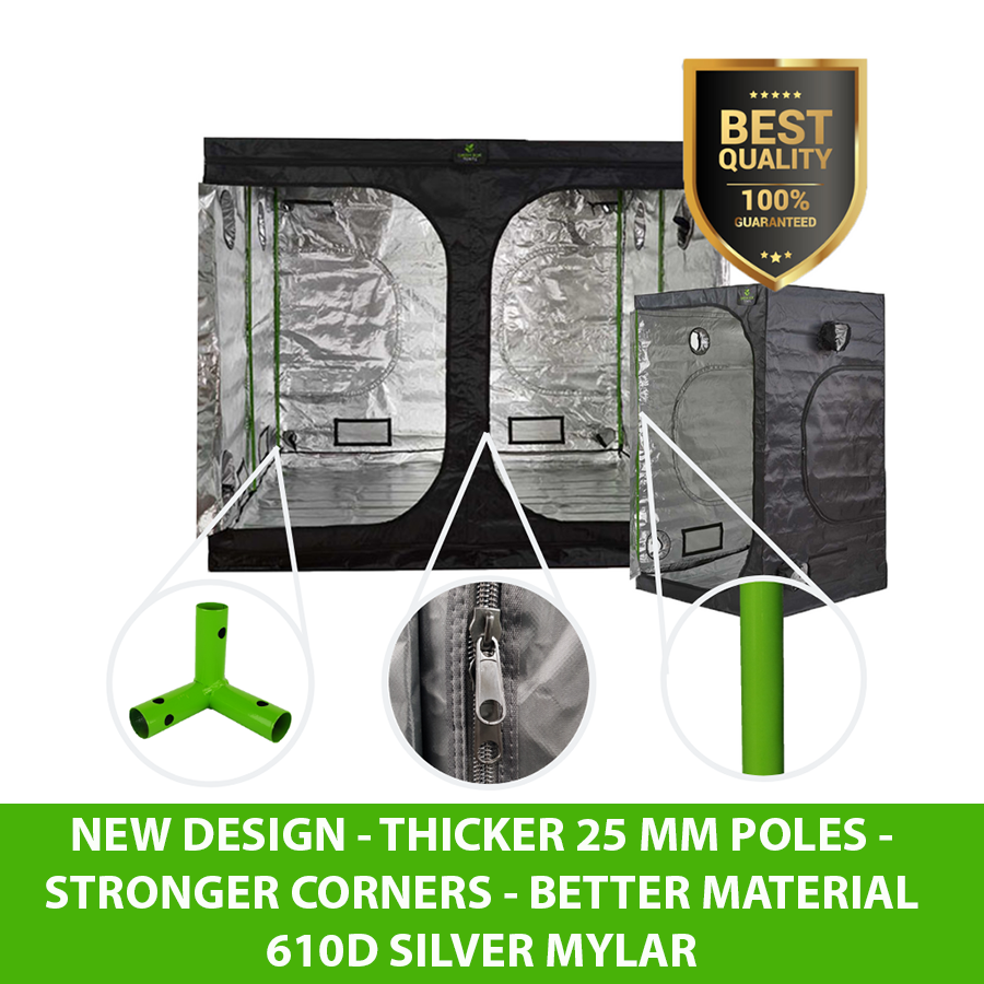 Hydroponics Professional Grow Tent 600D Silver Mylar Growing Indoor Bud  Dark | eBay