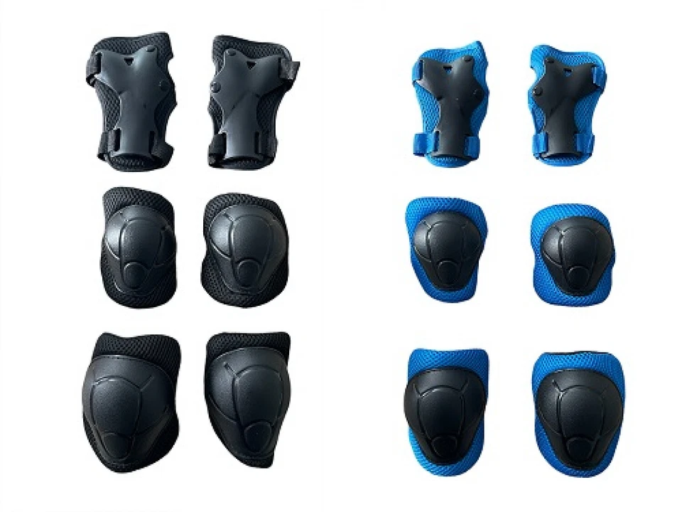 SYOSIN 6 Teilig Kinder Knieschoner Protektorenset Ellenbogenschützer Schutzausrüstung