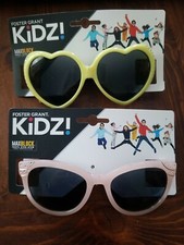 Foster Grant KiDZ Cute Frame UVA-UVB Sunglasses, New, 2 PAIR