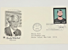 Andy Warhol Pop Artist 2002 Stamp / First Day Of Issue
