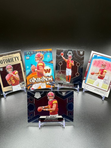 Jayden Daniels 5 CARD LOT! 2024 Mosaic Origins Donruss Rookie Cards Commanders