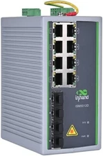 InHand Industrial Managed Ethernet Switch 4x SFP Ports+ 8x Giga RJ45 Port
