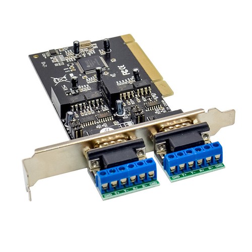 PCI To RS422 RS485 Card PCI To 2 Port RS485 / RS422 Serial Converter Adapter