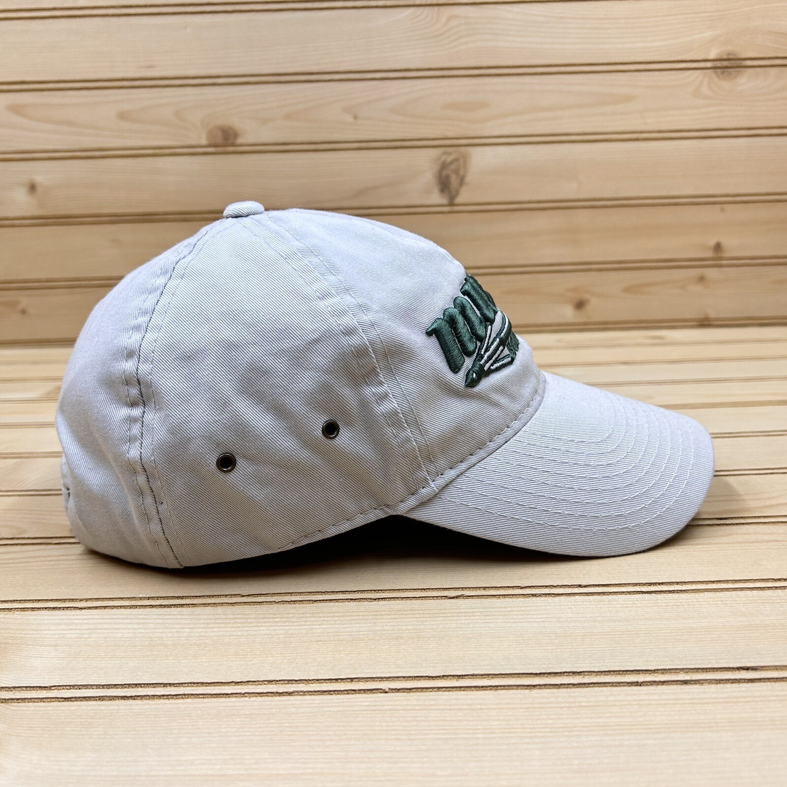 MUZZY Bowfishing Hat Ball Cap ADJUSTABLE Beige Relaxed Fit 3D