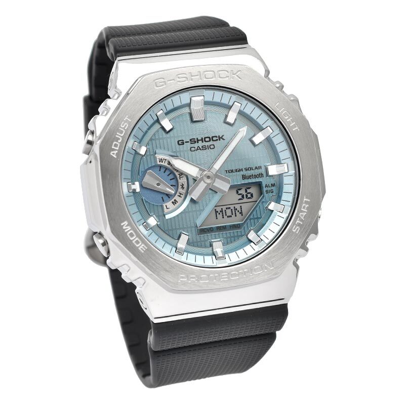 時計 CASIO G-SHOCK Bluetooth GBM-2100A1A-2JF CASIO G-SHOCK GBM-2100A-1A2JF Metal Case Bluetooth Solar Watch