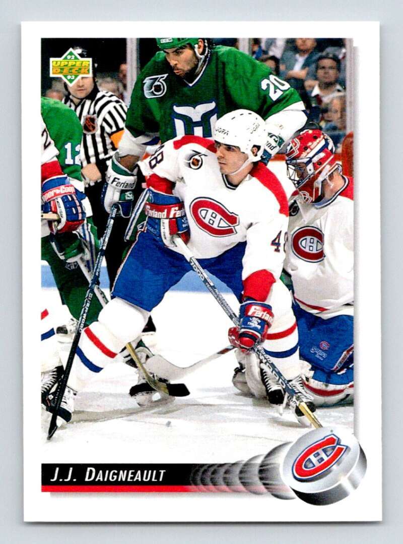 1992-93 Upper Deck Hockey  #331 J.J. Daigneault  Montreal Canadiens 