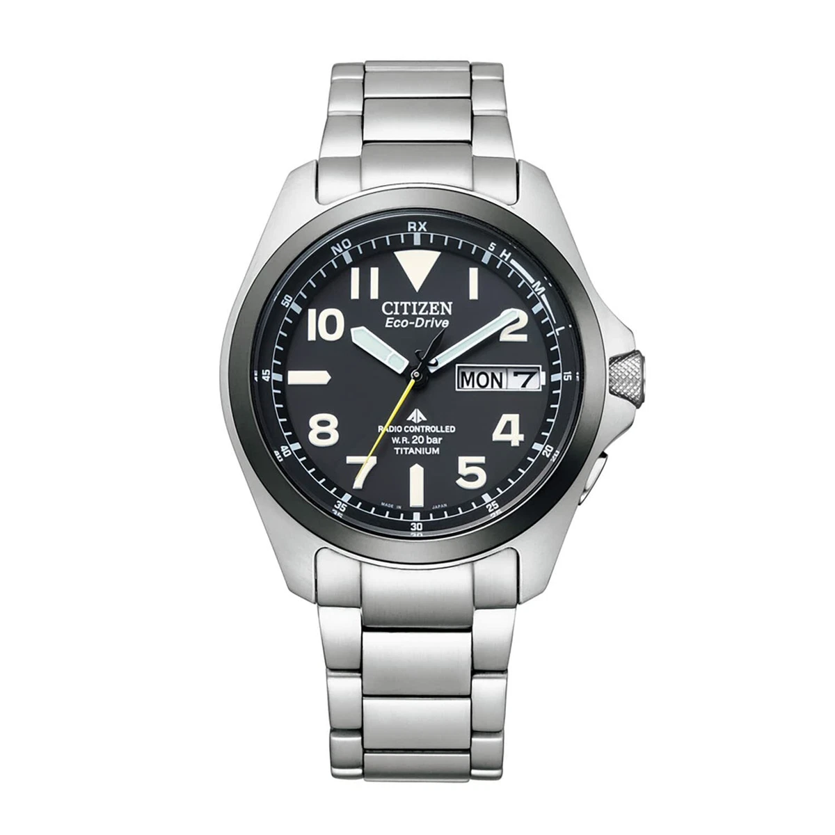 CITIZEN Watch Promaster Eco Drive Radio Clock Land Series PMD56