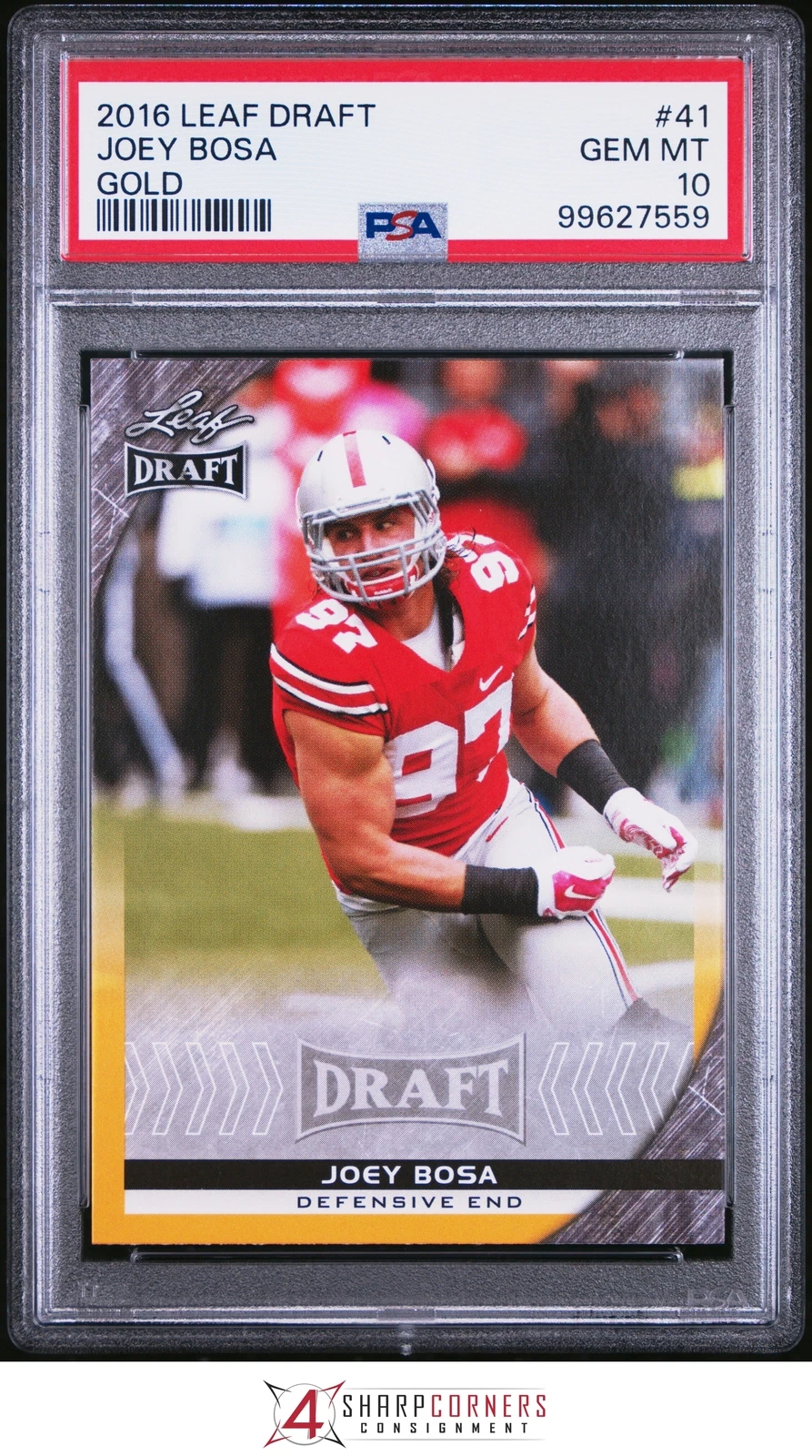 Joey Bosa Leaf Draft #41 Gold
