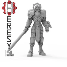 Female Inquisitor Marine Cataryna HL04 28mm Imperial Guard Miniature Heresy Lab