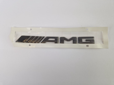 Amg Emblem Lettering Matte Black Logo Rear Trunk Sticker Amg Emblem Lettering Matte Black Logo Rear Trunk Sticker