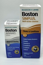 Boston Simplus Multi Action Solution  Advance Cleaner by Bausch Lomb COMBO 