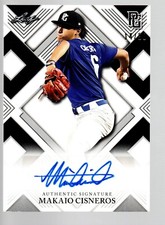 2023 Leaf Perfect Game Showcase Black Autograph #AU-MC1 Makaio Cisneros /50