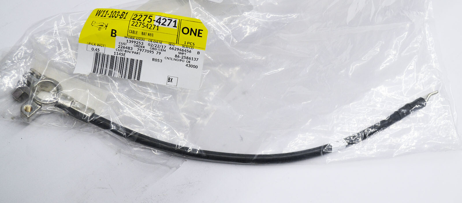 GM OEM 11-16 Cruze Limited Electrical Battery-Negative Cable 22754271 ...
