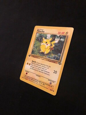 PIKACHU 60/64 1ST EDITION JUNGLE SET POKEMON CARD | eBay