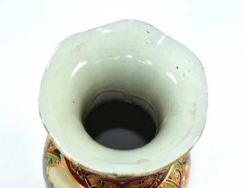 VASO CINESE ZHONG GUO ZHI ZAO GEISHA 1940-1950S - Foto 3 di 9