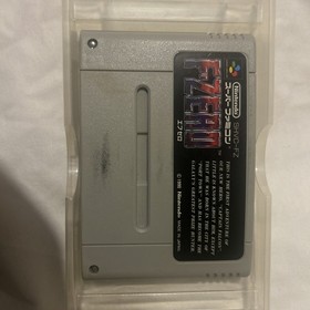 F-ZERO w/box manual Nintendo Super Famicom SFC From JAPAN w/ protective case.  