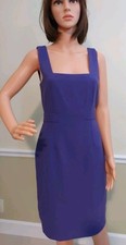 Forever 21 Women's Dress Sz large Purple Square-Neck Sleeveless