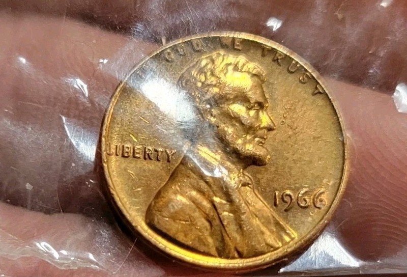 1966 Philadelphia Penny Mint State Red