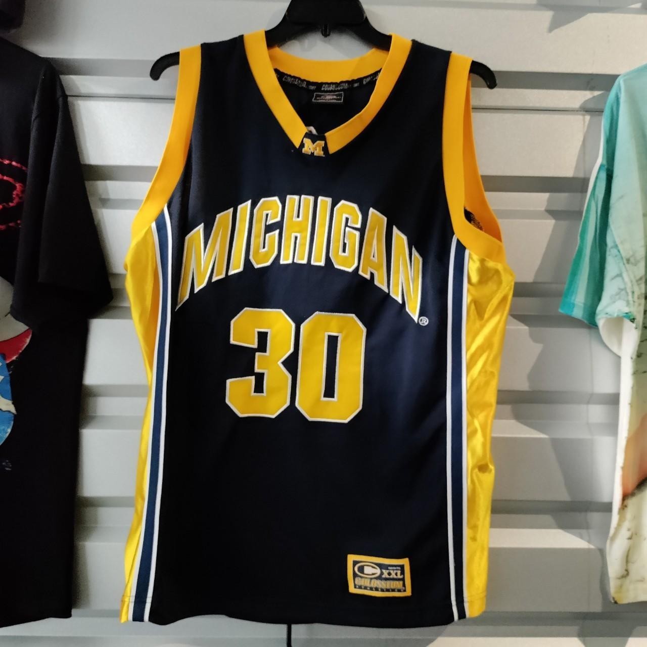 College Authentics  Michigan Wolverines Jersey Sleeveless Collesium #32 Large A1