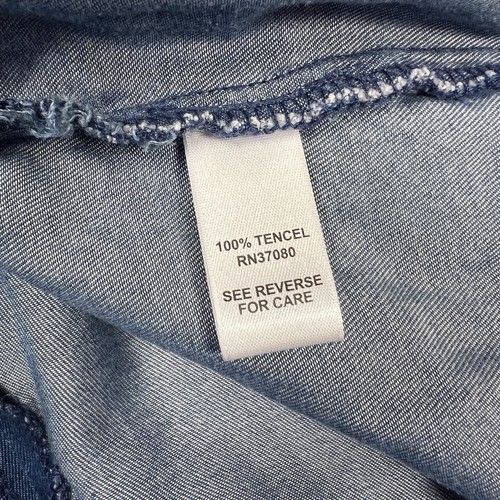 Cato Kleid blau leicht atmungsaktiv Midi ärmellos Damen Large - Bild 12 von 13