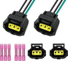 2 Pcs Alternator Plug Wiring Harness Pigtail Compatible with Ford Lincoln Mercur