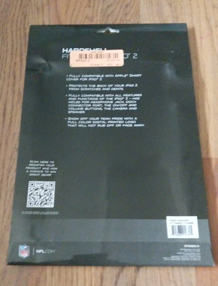 NFL New York Giants Protective Hardshell cover for iPad 2 3 4 Black - Image 2 of 2