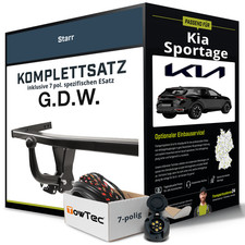 Für KIA Sportage IV Typ QL, QLE Anhängerkupplung starr +eSatz 7pol 2018-2022 NEU