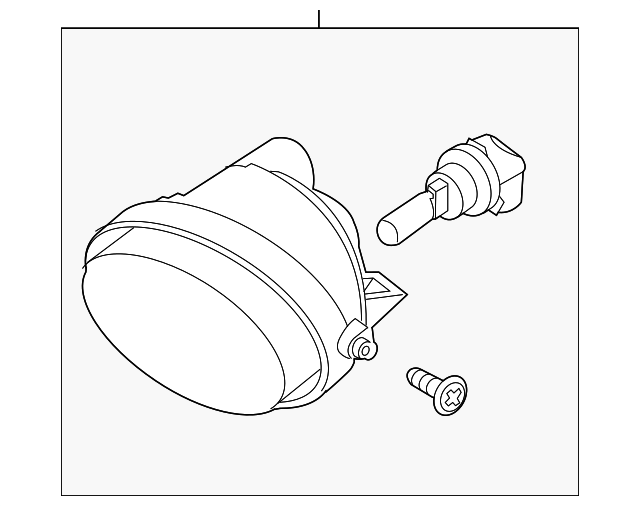Genuine Nissan Fog Lamp Assembly 26155-EA525