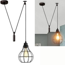 Vintage Pendelleuchte Hängelampe Käfig Stil Retro Deckenlampe Industrie E27
