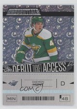 2023 Upper Deck Credentials Debut Ticket Access 718/999 Tier 1 Daemon Hunt 1m83