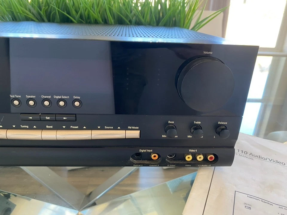 Harman Kardon Audio/Video Receiver AVR 110 Tested Remote & Manual BUNDLE - Image 4 of 4
