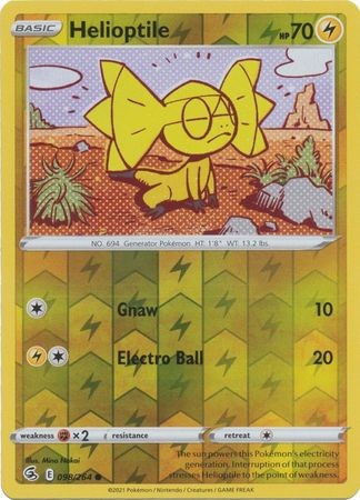HELIOPTILE 098/264 FUSION STRIKE POKEMON (REVERSE HOLO, NM)