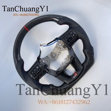 Real Carbon Fiber Steering Wheel For Toyota Hilux Revo Fortuner Gr 20152022