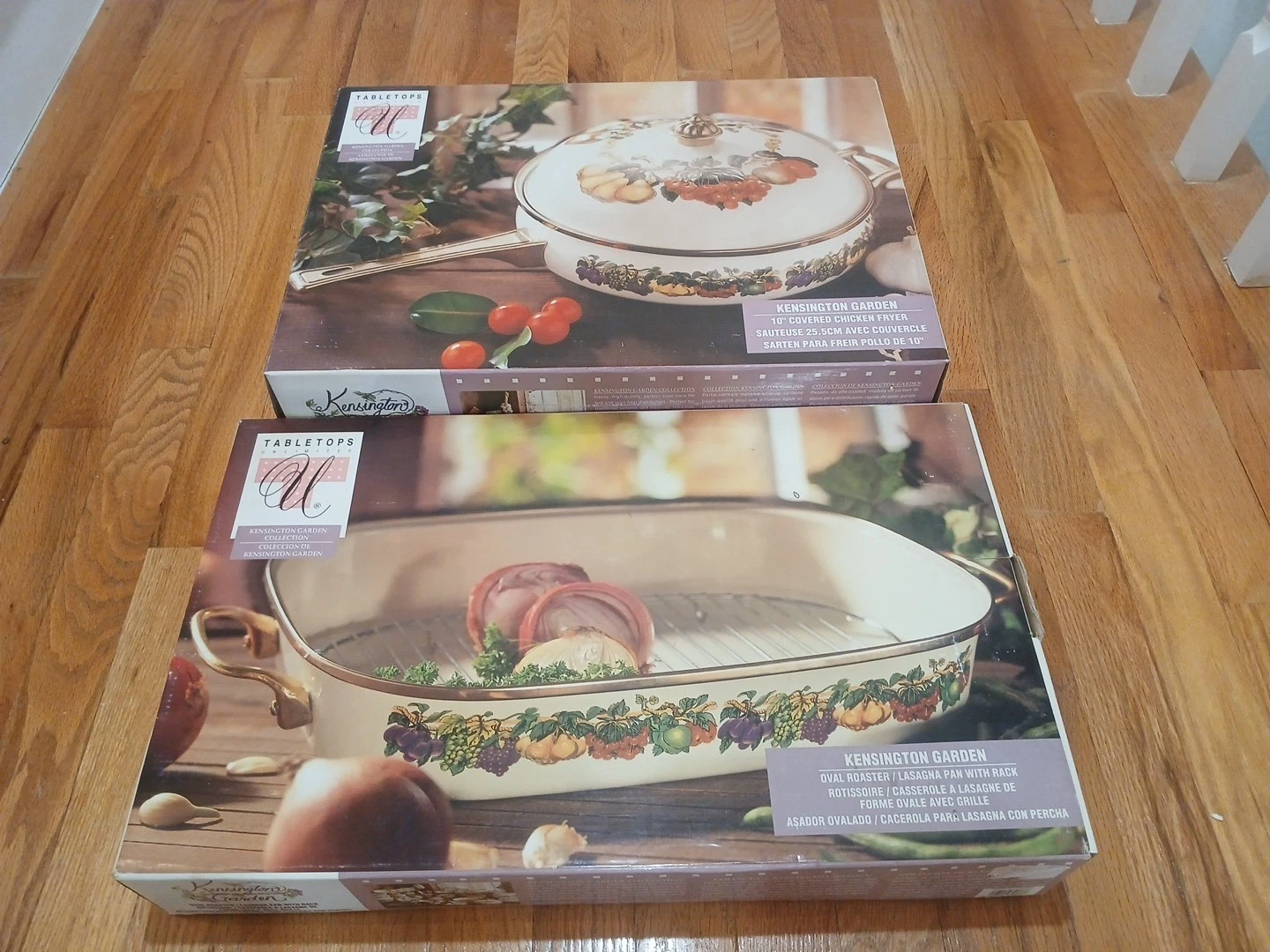 Kensington Garden Oval Roaster And 10" Covered Chicken Fryer *New In Boxes*
Opens in a new window or