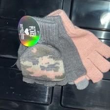 NWT Girls 2 Pair Glove Set Cold The Children's Place New
