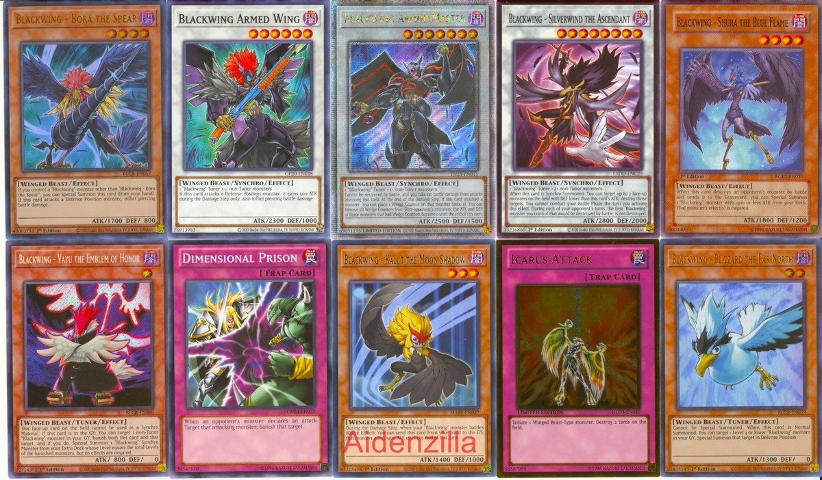 Yugioh Blackwing Deck - Edison Retro Format - Silverwind Ascendant