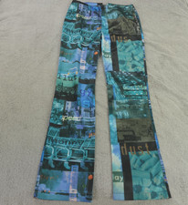 Moschino Jeans Pants 46 IT 12 US Collage Print 90s Y2K Cyber