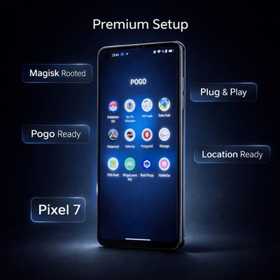 Google Pixel 7 - Pokemon Go - Location Spoofing - Magisk Rooted - Plug and Play