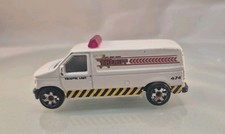 Matchbox Ford Panel Van Pair - White 2009 & Police Squad "SWAT" Black 2010