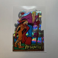 Vintage Pocahontas Vending Machine Sticker Prismatic 1995 Steiner (D)