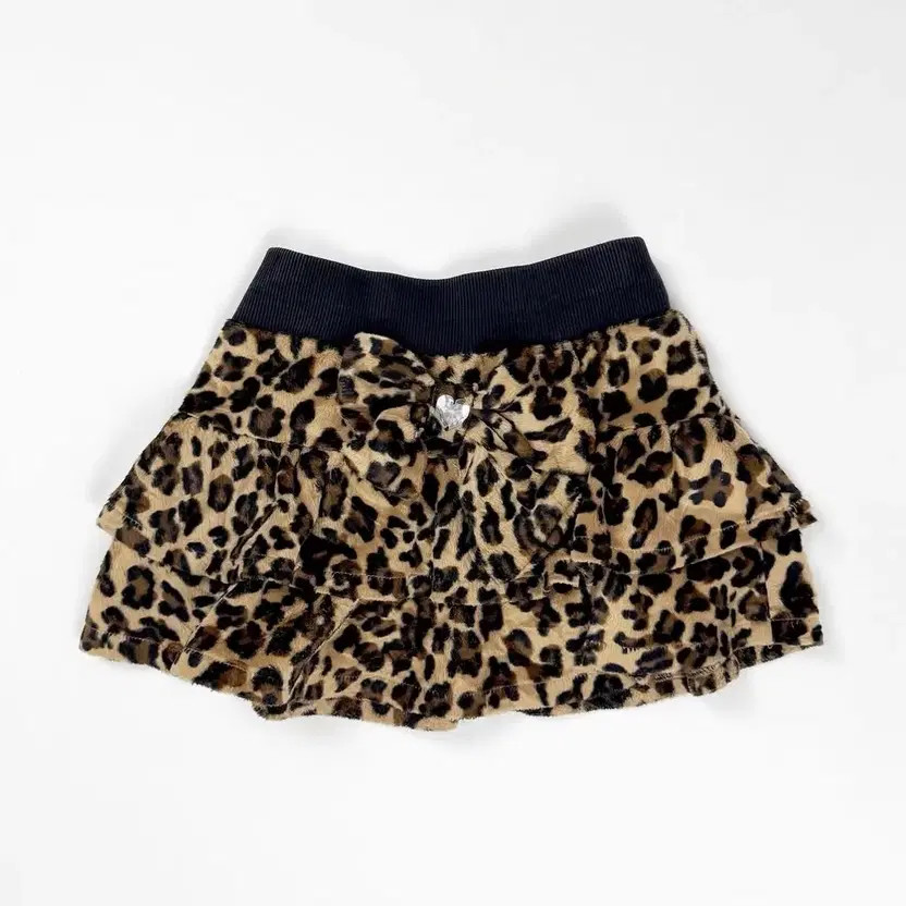 Leopard Big Ribbon Leopard Pattern Cankang Skirt - image 2